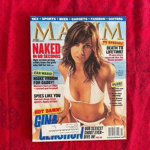 MAXIM MAGAZINE OCTOBER 2003 ISSUE